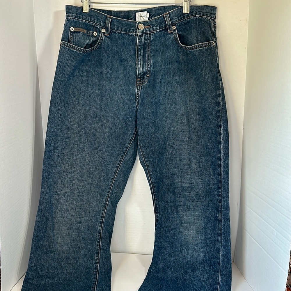 Calvin Klein darkwash blue jeans size 14 denim